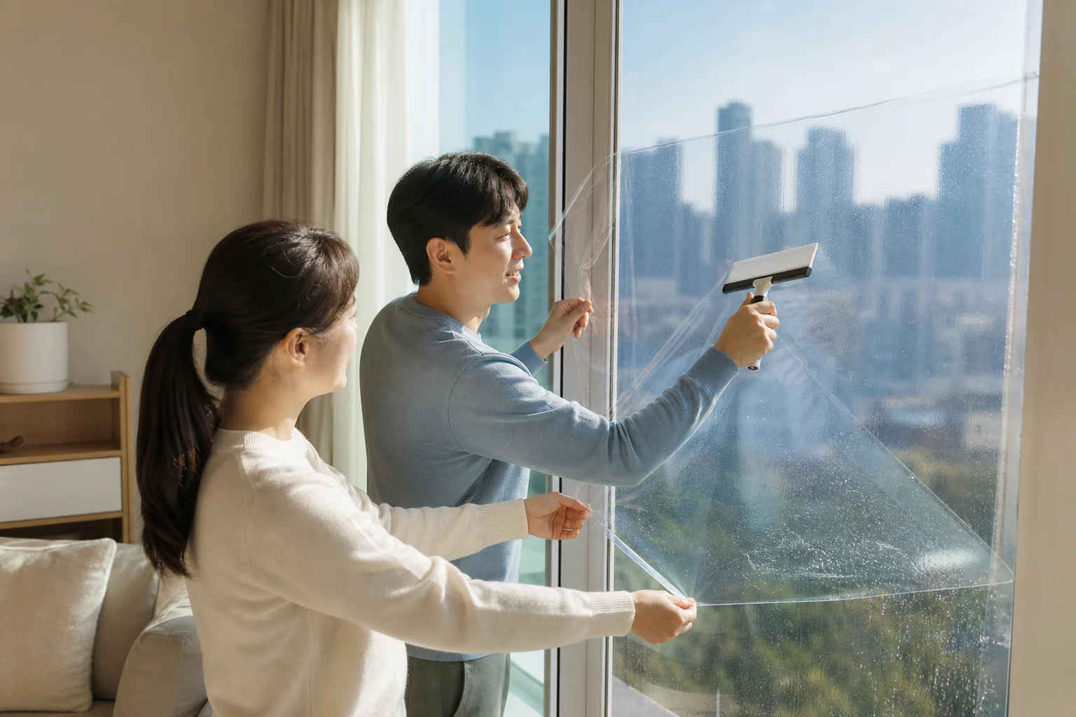 단열필름 셀프 시공